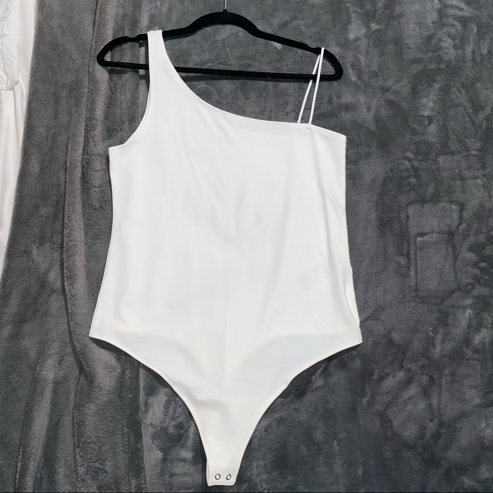 Size Large White “Soft AF” Bodysuit